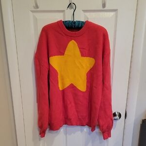 Pink Sweater with Yellow Star